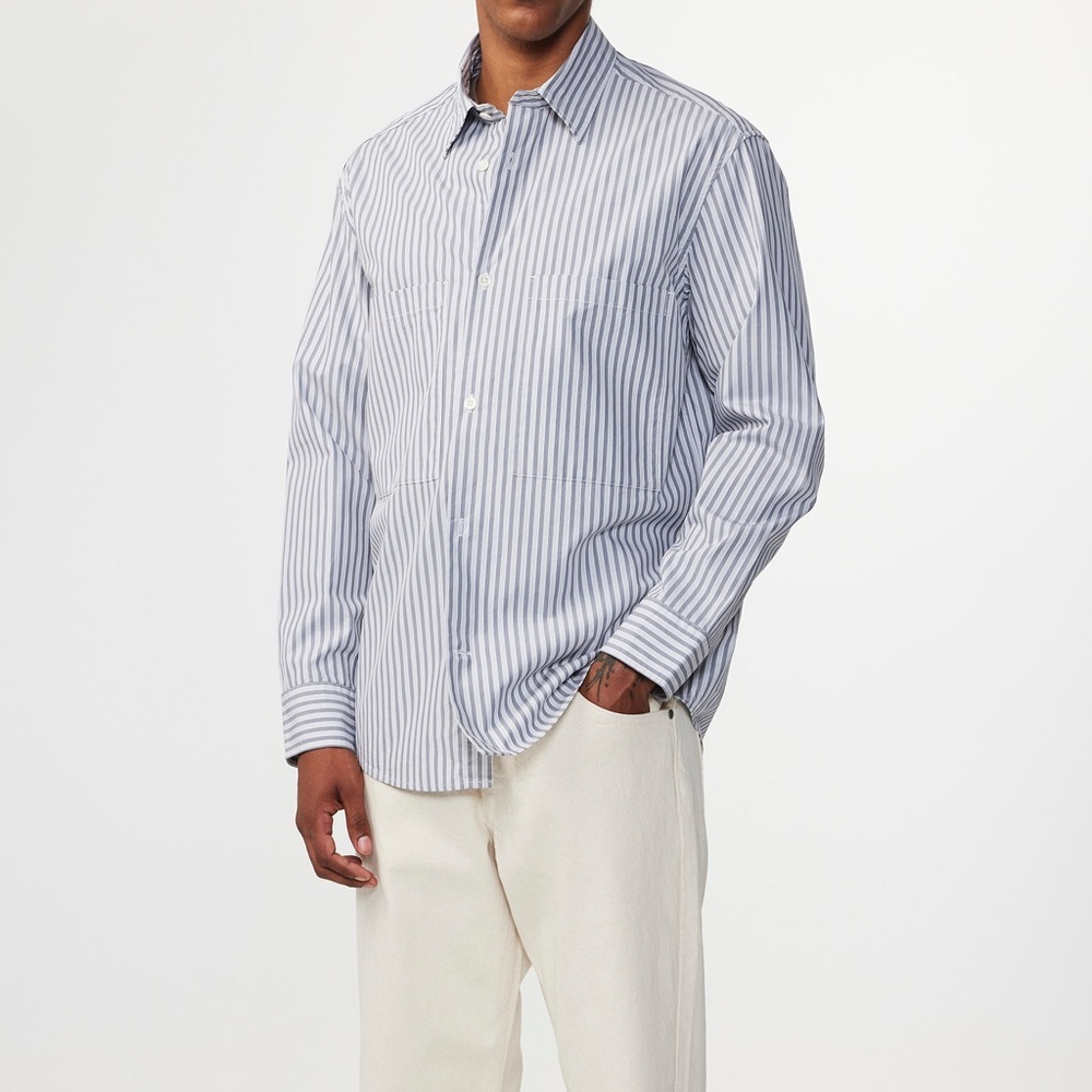NN07 Freddy Men's Striped Button-Up Shirt - Picture 12 of 12